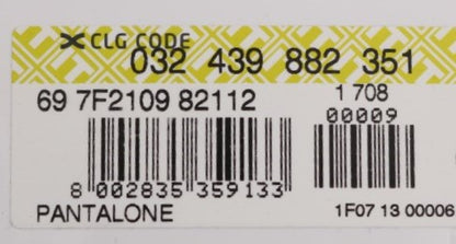 GF Ferre Gray Cotton Stretch Chinos Pants