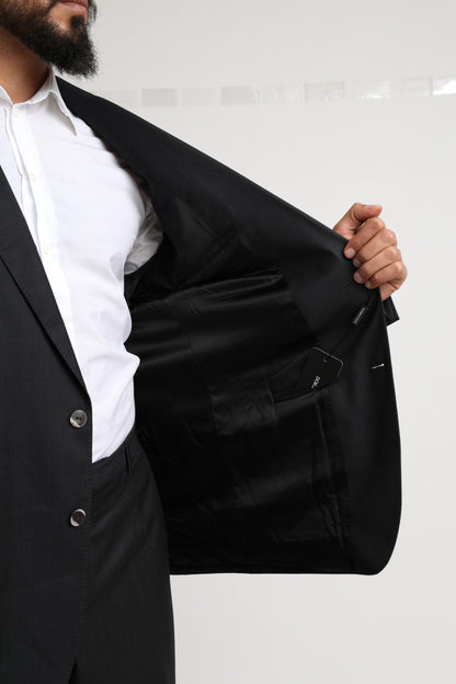 Dolce & Gabbana Black MARTINI Single Breasted 2 Piece Suit