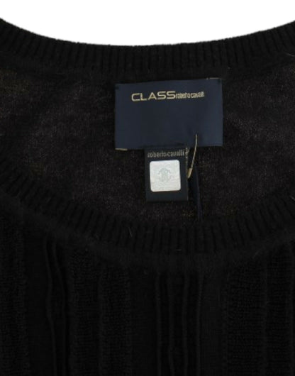 Cavalli Black short sleeved jumper