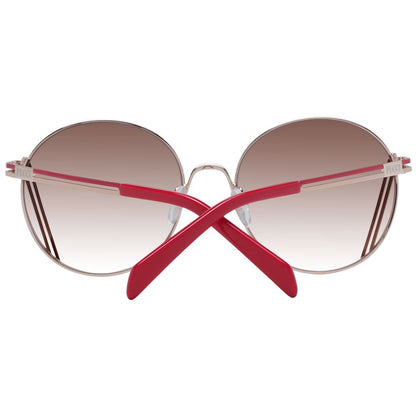 Emilio Pucci Rose Gold Metal Sunglasses