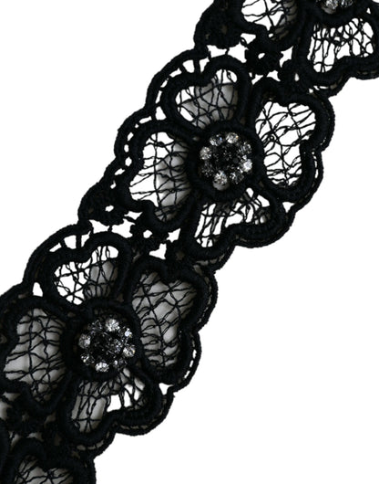 Dolce & Gabbana Off White Silk Lace Trim Short Sleeves Top