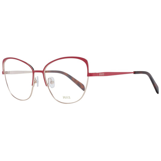 Emilio Pucci Red Metal Glasses (Frames)