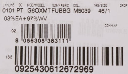 Dolce & Gabbana Purple Wool Stretch Formal Pants