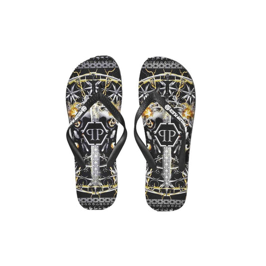 Philipp Plein Multicolor Polyester Women Flip Flop