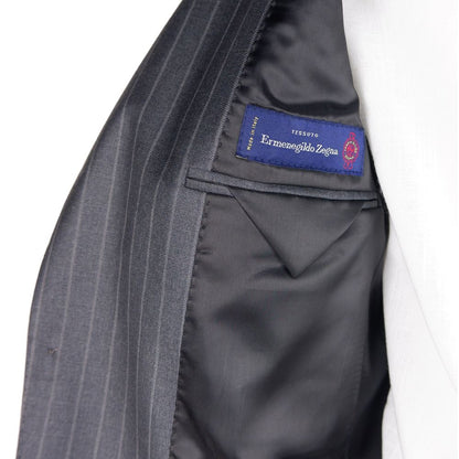 Made in Italy Gray Wool Men's Suit