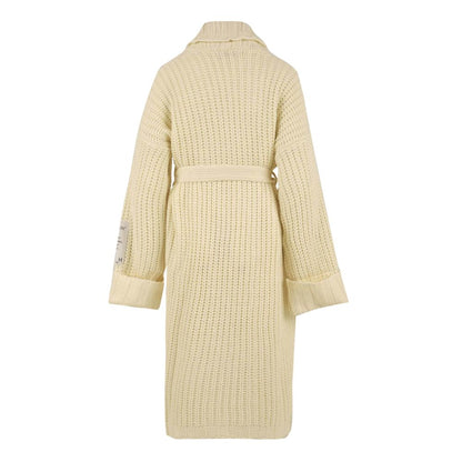 Hinnominate White Marabou Women Cardigan