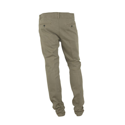 Made in Italy Beige Cotton Men Pant