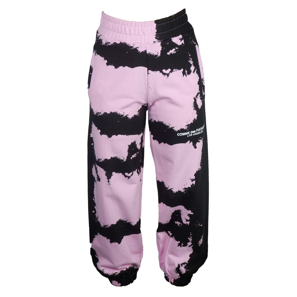 Comme Des Fuckdown Pink Cotton Women's Track Pant