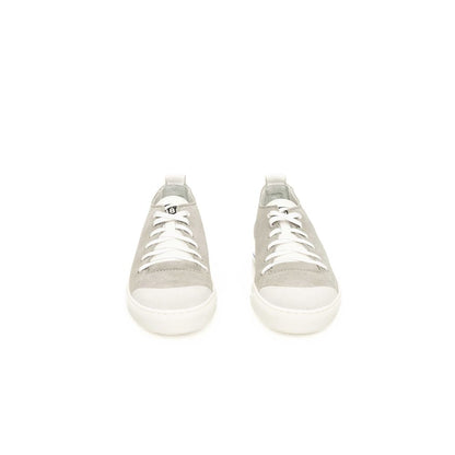 Cerruti 1881 Gray Cowhide Men Sneaker