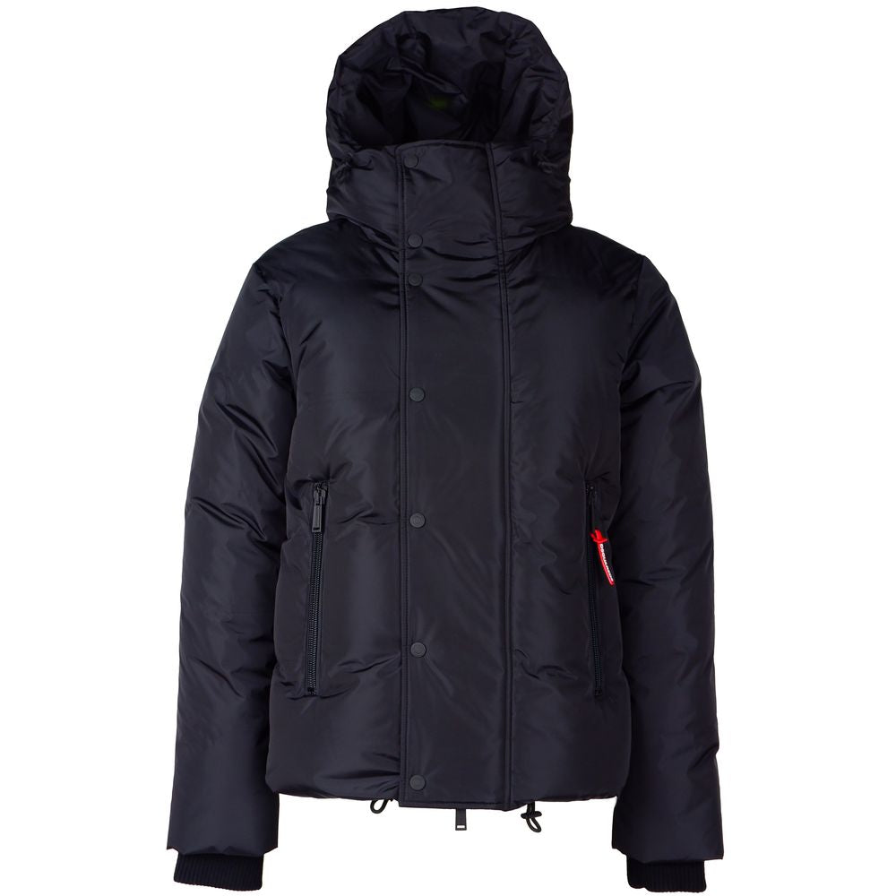 Dsquared² Black Nylon Men Down Jacket
