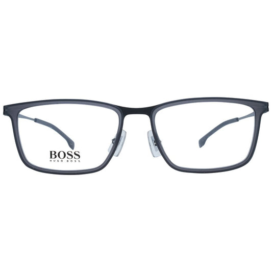 Hugo Boss Gray Stainless Steel Glasses (Frames)