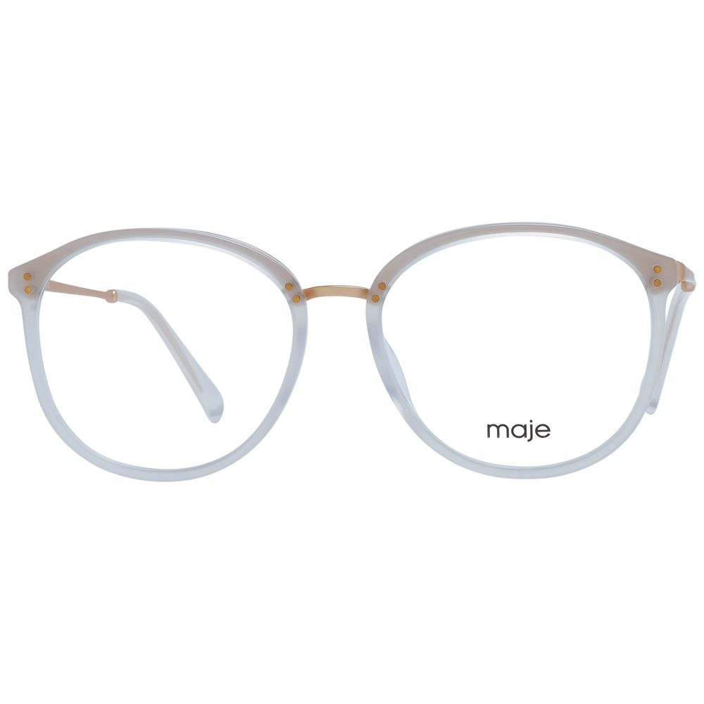 Maje White Acetate & Stainless Steel Glasses (Frames)