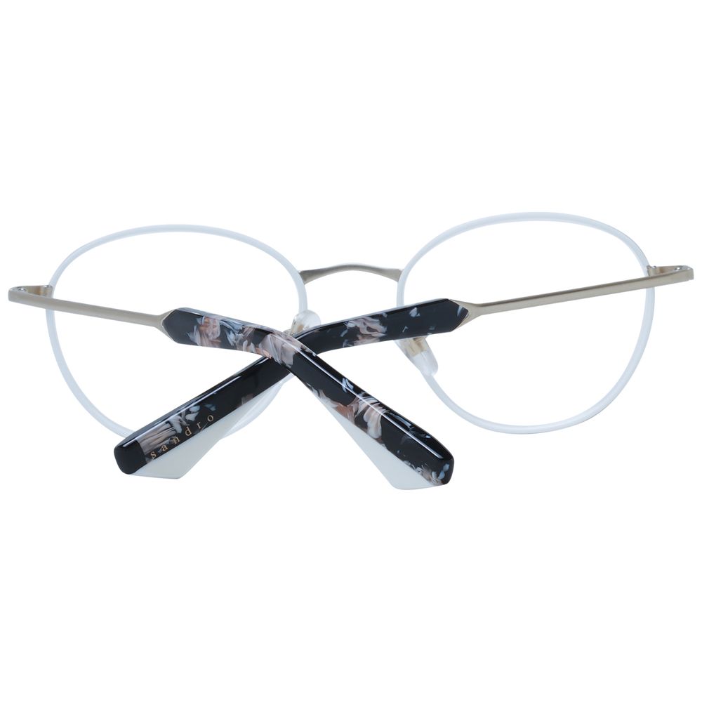 Sandro White Stainless Steel Glasses (Frames)