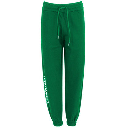 Comme Des Fuckdown Green Cotton Women Sweatpant