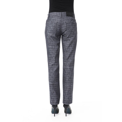 BYBLOS Black Viscose Women's Pants