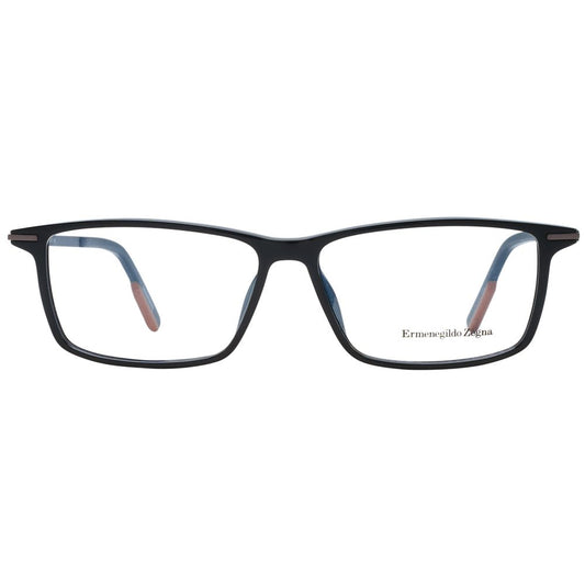 Ermenegildo Zegna Black Plastic Glasses (Frames)
