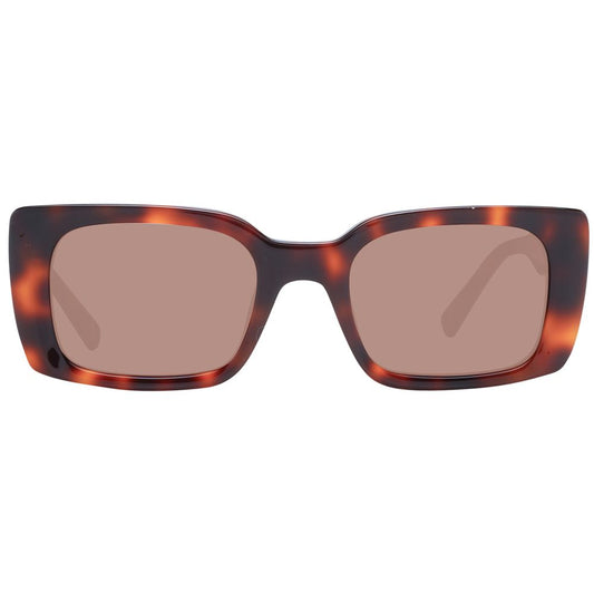 Sting Brown Acetate & Plastic Sunglasses