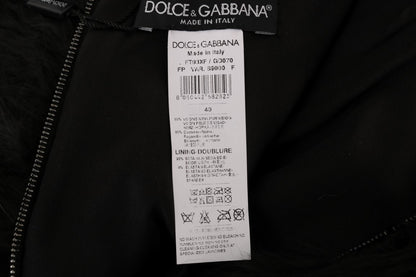 Dolce & Gabbana Black Mink Nutria Fur Mini Hot Pants