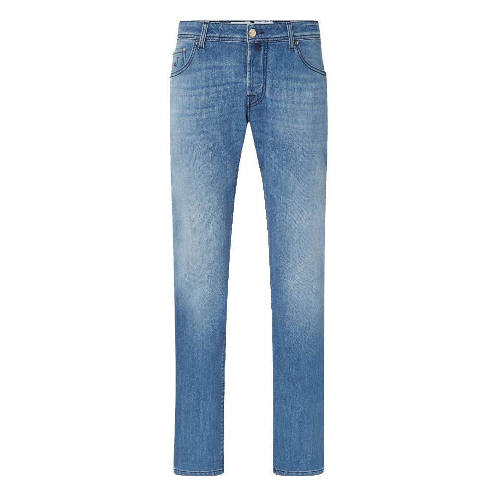 Jacob Cohen Blue Cotton Men Jeans