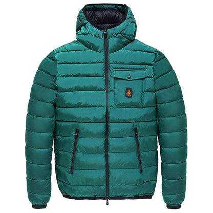 Refrigiwear Green Nylon Men Jacket