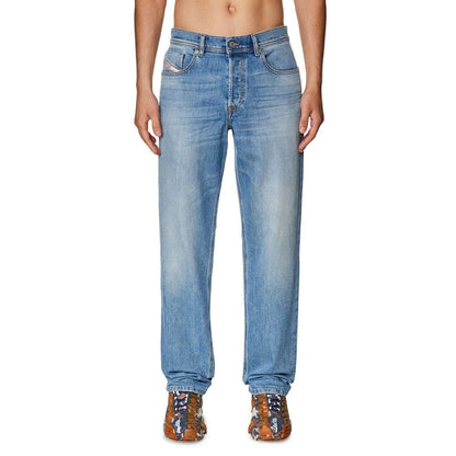 Diesel Blue Cotton Men Jeans