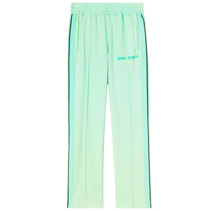Palm Angels Green Nylon Men Pant