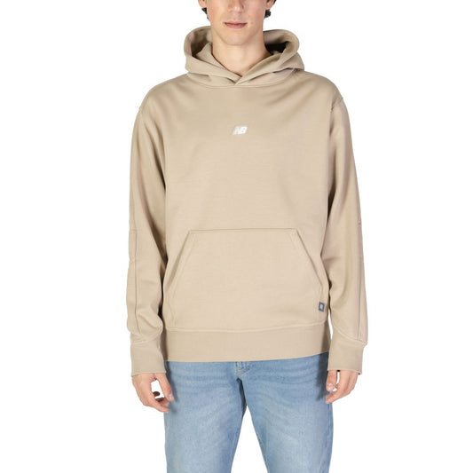 New Balance Beige Recycled Polyester Hoodie
