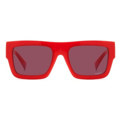 Missoni Red Plastic Sunglasses