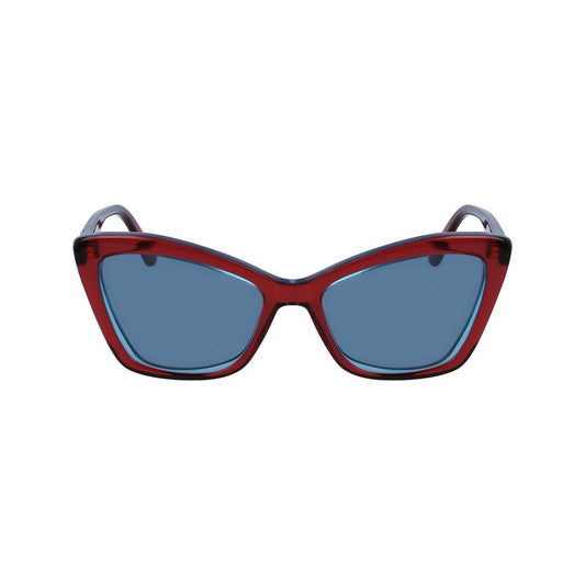Karl Lagerfeld Red Acetate Sunglasses