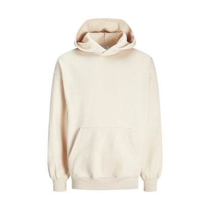 Jack Jones Beige Cotton Hoodie