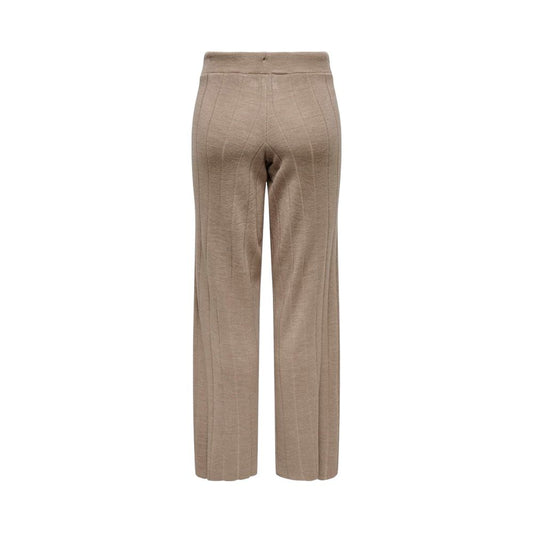 Only Beige Marabou Pant