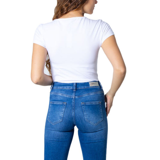 Only White Cotton T-Shirt