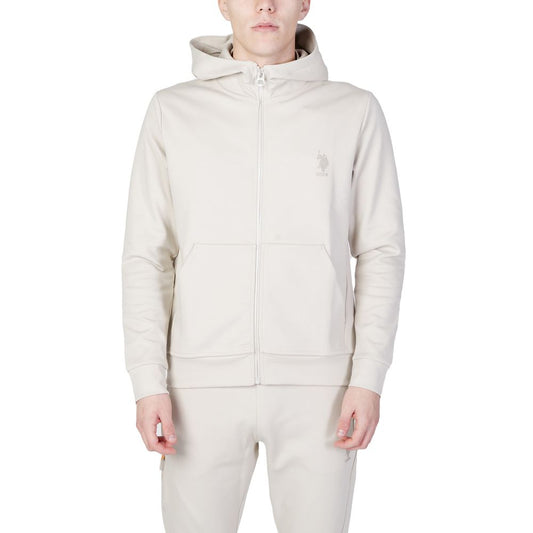U.S. POLO ASSN. Beige Cotton Hoodie
