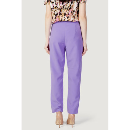 Only Purple Polyester Pants