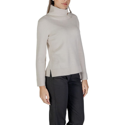 Street One Cream Viscose Turtleneck