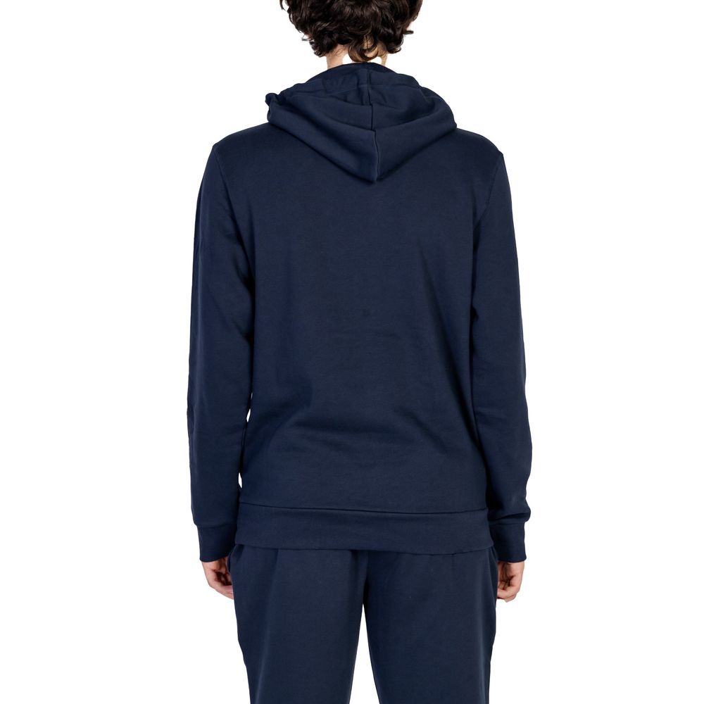 Emporio Armani Underwear Blue Cotton Hoodie