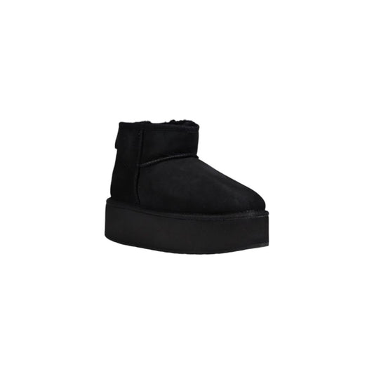 EMU Australia Black Leather Ankle Boots