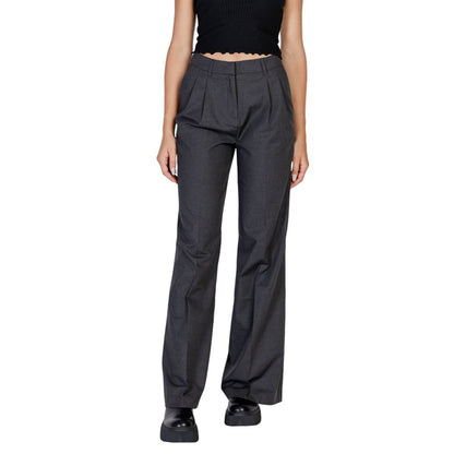 Morgan De Toi Gray Polyester Pant
