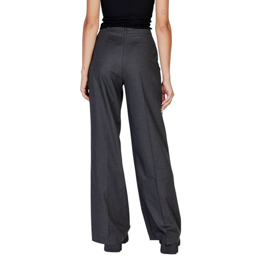 Morgan De Toi Gray Polyester Pant