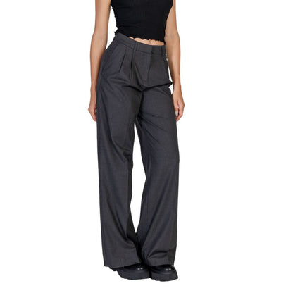 Morgan De Toi Gray Polyester Pant