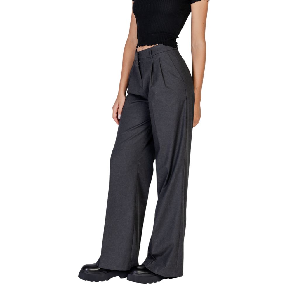 Morgan De Toi Gray Polyester Pant