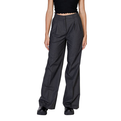 Morgan De Toi Gray Polyester Pant