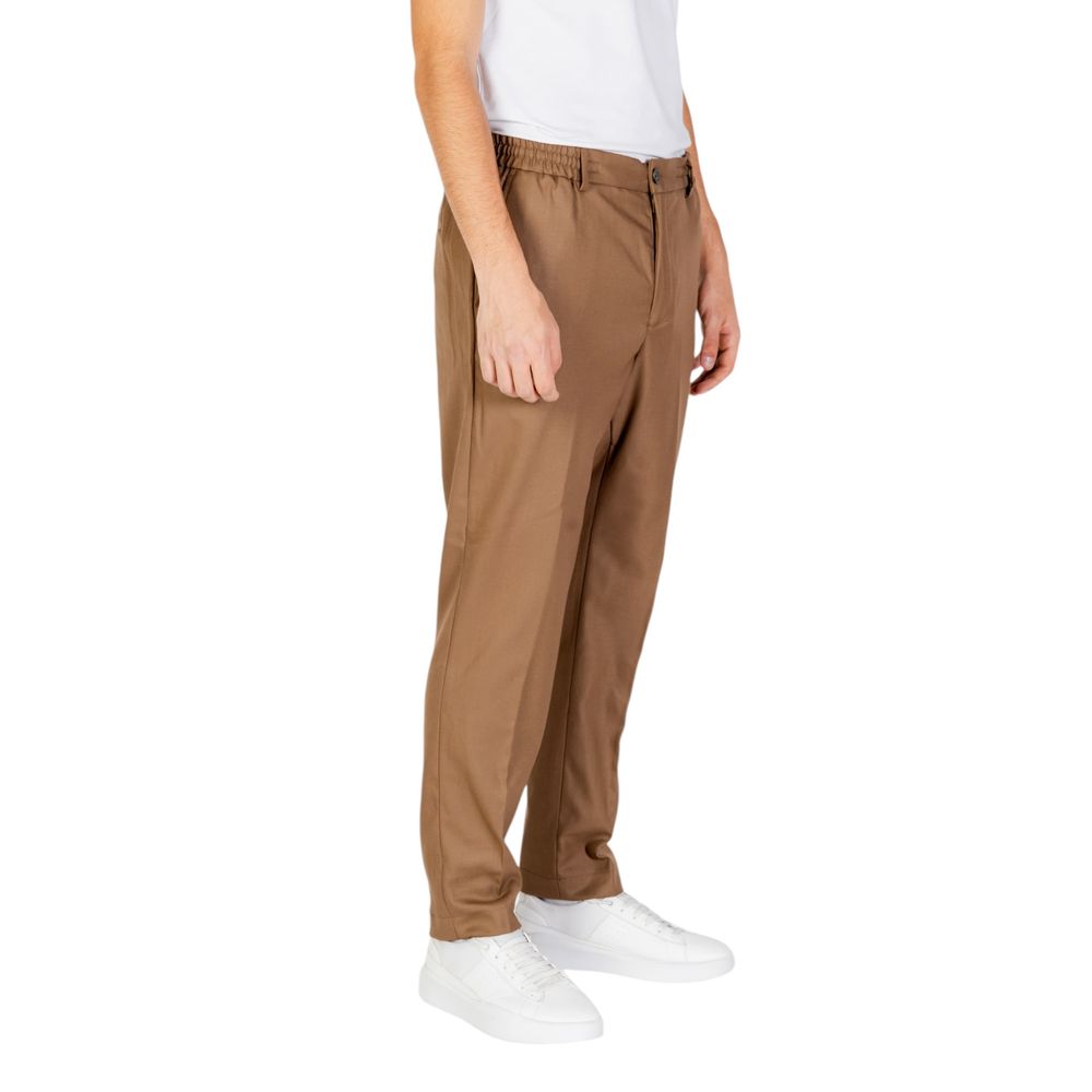 Hamaki-Ho Beige Polyester Pant