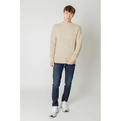 Only & Sons Beige Marabou Sweatshirt
