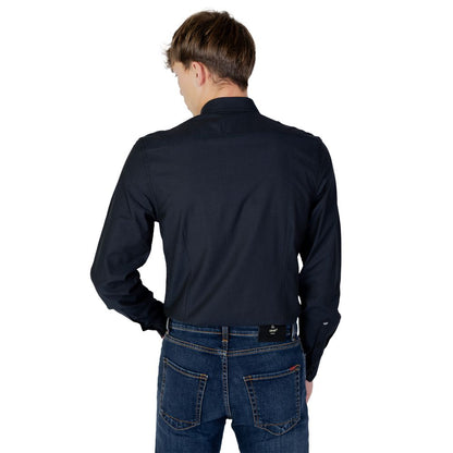 Antony Morato Blue Cotton Dress Shirt