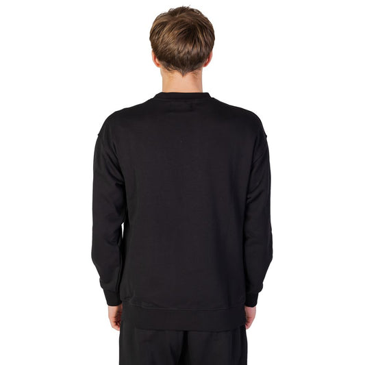 Underclub Black Cotton Sweatshirt