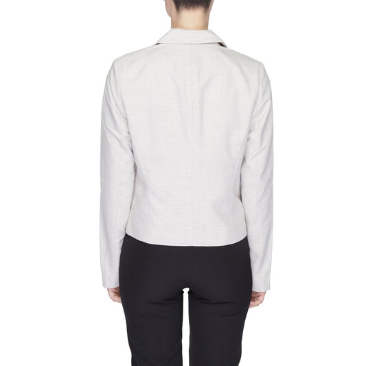 Vero Moda Gray Polyester Blazer