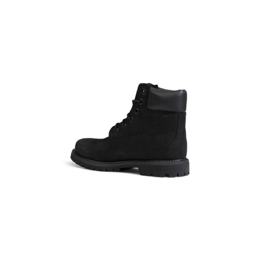 Timberland Black Recycled Leather Lace-Up Boots