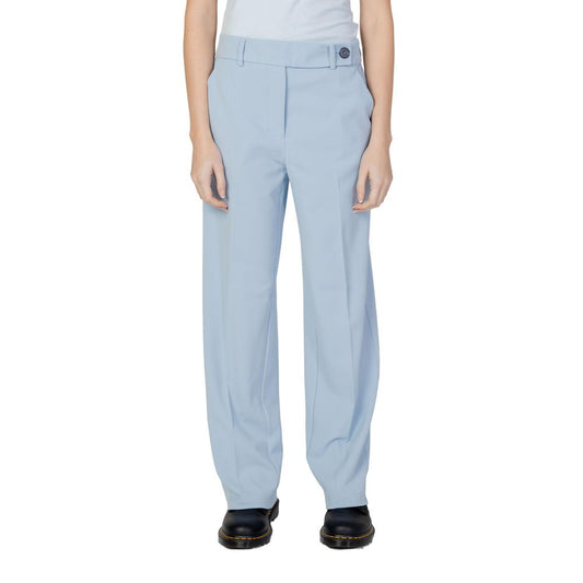 Only Blue Polyester Pant