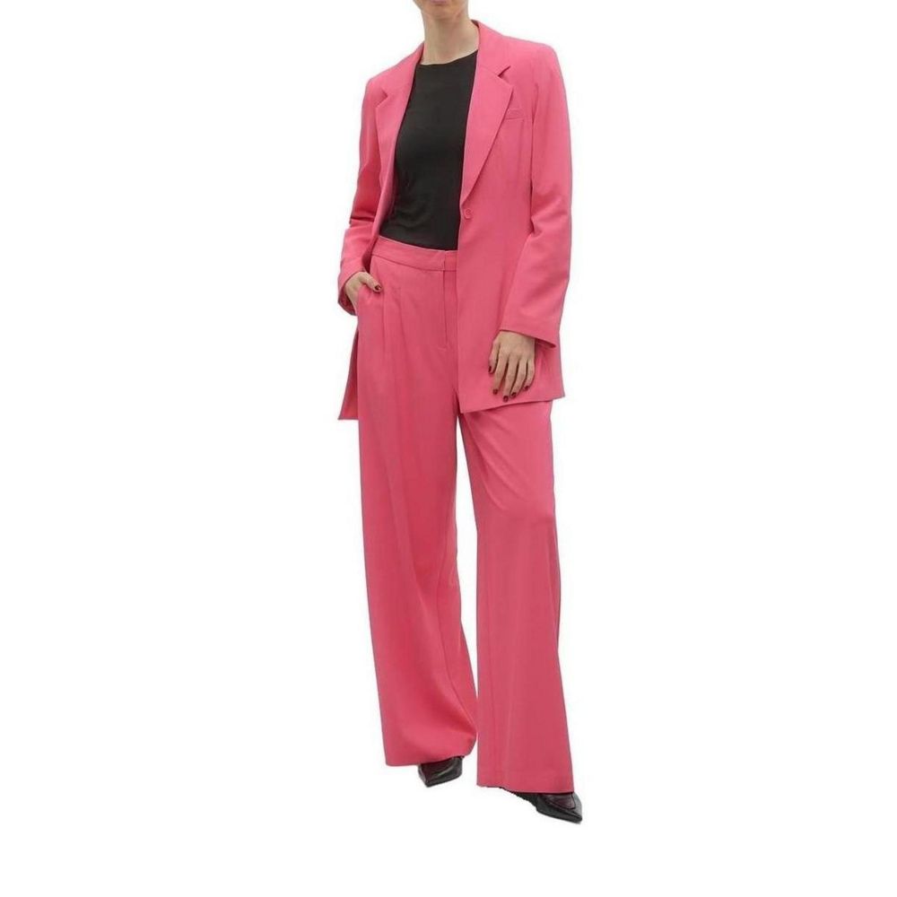 Vero Moda Pink Polyester Pant